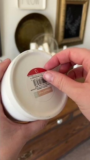 How to Remove Price Stickers from Home Decor #cleantok #hack