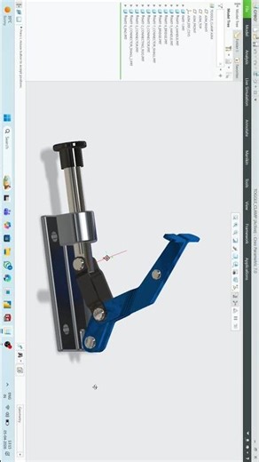 Toggle Clamp modelling | Creo | #shorts #trending