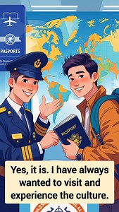 110K views · 3.4K reactions | Passport Control Conversation ✈️ | Learn Essential Travel English for a Smooth Journey! #DailyEnglish #LearnEnglish #EnglishConversation #TravelEnglish #AirportEnglish #PassportControl #EnglishTips #LanguageLearning #EnglishPractice #EnglishDialogue #TravelVocabulary #EnglishForAll #B1English #A2English #LearnToSpeakEnglish #EnglishLesson #EnglishLearning | STUDY English Online | Facebook