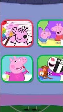 Peppa and George Painting