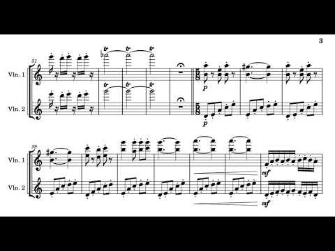 Coleman: 'Skirmish' for two Violins (2025)