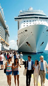 Out of Control Cruise Ship Ramps Onto the Dock! | Ship Disaster