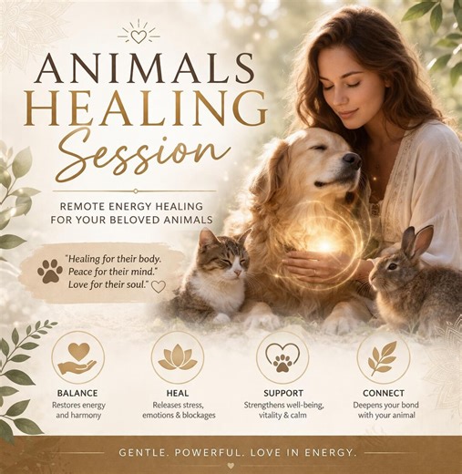 Remote Animal Healing Session | Pet Energy Balance, Stress Release, Support - Etsy