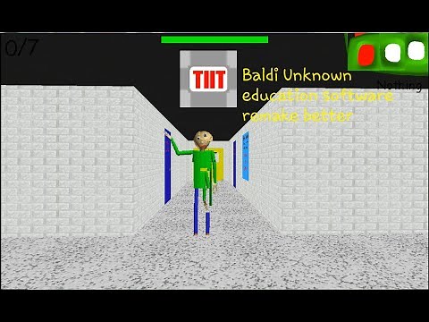 Baldi Unknown education software 1.4.3 port remake better