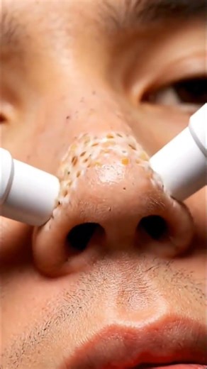 Deep Cheek Pore Cleansing ASMR | Glass Suction + Soft Pops