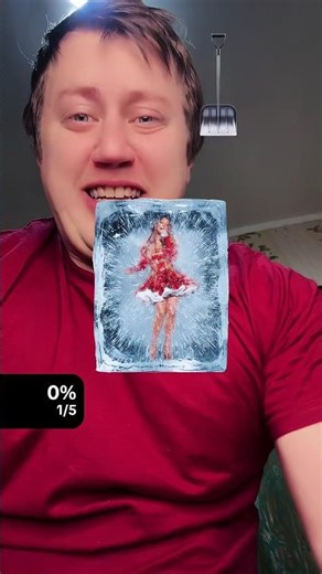 She's Frozen in Ice and You Have to Save Her Like This 🤶