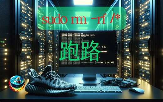 实机演示删库跑路命令会导致什么结果，sudo rm -rf /*，切勿随意尝试！