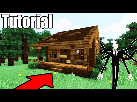 Minecraft: How To Make Slendermans Hidden Cabin "Slenderman In Minecraft"
