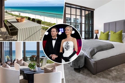 ‘Breathtaking’ Miami building where Ivanka Trump, hubby Jared Kushner lived listed for $27 Million