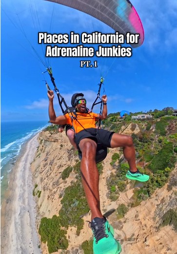 Places in California for Adrenaline Junkies – PT. 1 😤 Bungee America - Bungee jumping off the Bridge to Nowhere — one of the highest, wildest bridge jumps in the state 🪂 Monterey Skydive - Skydiving over the Pacific Ocean — freefall with full coastline views 🐬 Jetski 2 Catalina - Jet skiing from Long Beach to Catalina Island — 26 miles of pure adrenaline, no calm water guaranteed California isn’t just pretty — it’s unhinged if you know where to look 😈 📌 Save for your next bucket list advent