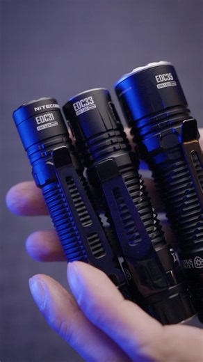 Which would you use? Nitecore EDC31 vs EDC33 vs EDC35! Similar but different. #nitecore #edc31 #flashlight | Nitecore Lights