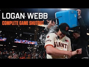 Logan Webb Goes the Distance in Complete Game Shutout vs. A's | San Francisco Giants Highlights