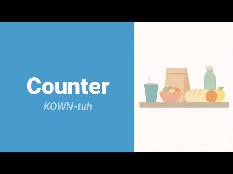How to Pronounce Counter?