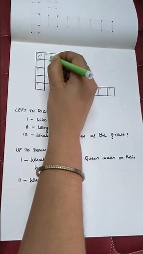 Crossword puzzle 3/ easy and simple