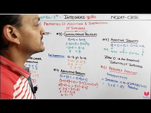 4) Integers- Properties Of Integers Maths Class 7 Chapter 1 | Class 7 Maths In Hindi By Deepak Garg