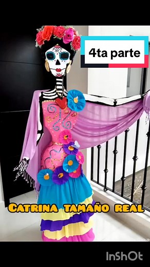 Cómo hacer una Catrina de tamaño real: Parte 4