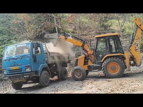 Jcb 3dx tipar loading 4x4 backhoe Loadar machine BS4 engine