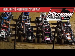 Xtreme Outlaw Midget Series Millbridge Speedway May 25, 2022 | HIGHLIGHTS
