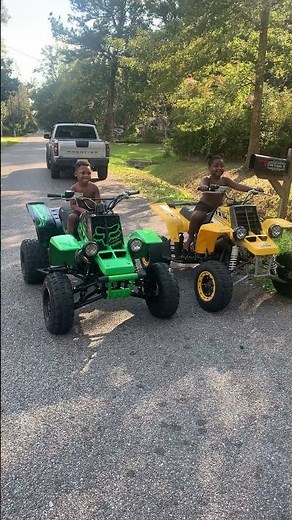 Banshees are kid friendly four wheelers