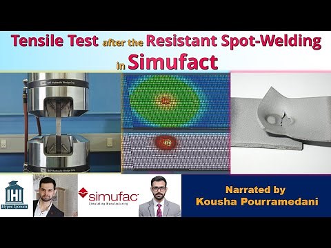 Tensile Test on Spot Welded Sheets in Simufact