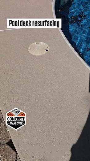 alessio trabelsi on Instagram: "Pool deck resurfacing by the concrete makeover"