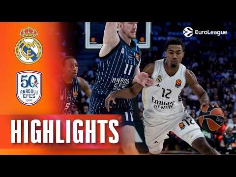 Nearly Impossible to BEAT at Home | Real Madrid - Efes | R34 BASKETBALL HIGHLIGHTS 2025-26
