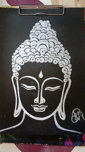 Lord Buddha Drawing ❤️‍🩹✍️, Gautam Buddha Purnima Special Drawing #shorts #buddha #drawing