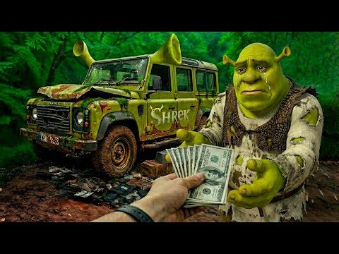 Restoring a Completely Burned SHREK's Truck — An Ogre’s Heartbreaking $250 Deal FULL ASMR