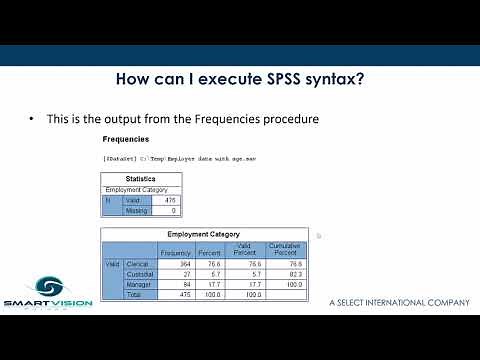 Getting Started With SPSS Syntax Part 1