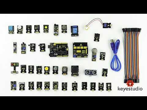 KS0399(400-401) keyestudio 37 in 1 Sensor V2.0 Kit for Arduino
