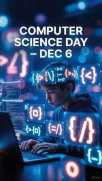 Why December 6 is Important | Computer Science Day USA | The Future of Tech Begins Here