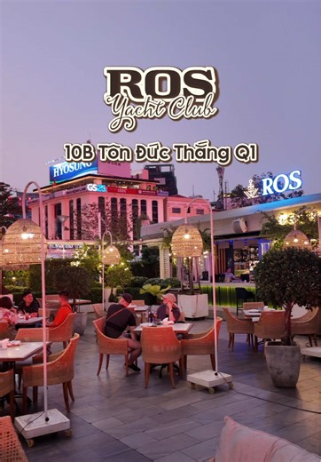 Ăn tối tại Nhà Hàng Rosyatchclub với view đẹp