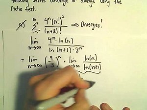 The Ratio Test , Another Example #4