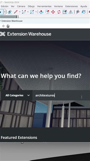 NUEVO PLUGIN PARA TEXTURAS EN SKETCHUP #3dmodeling #arquitectura #plugins #tutorial #sketchup