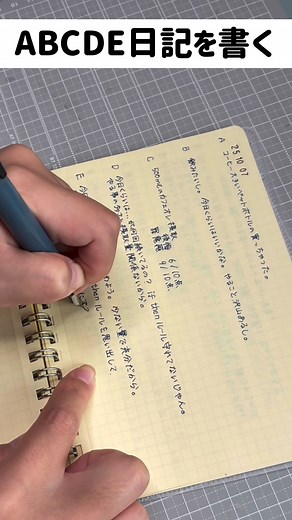 ロルバーンを使ったABCDE日記の書き方