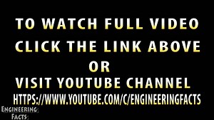 Click here to watch full video https://youtu.be/duQW5aiSyHM SUBSCRIBE to ENGINEERING FACTS. https://www.youtube.com/c/EngineeringFacts | Engineering FACTS | Facebook