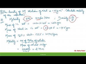 Molality Explained | Formula, Units & Numerical Problems | Chemistry Solutions Chapter