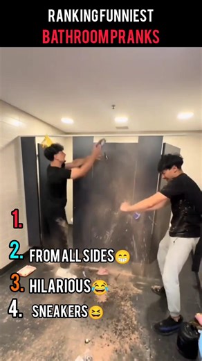 Ranking Funniest Bathroom Pranks 😂🚽