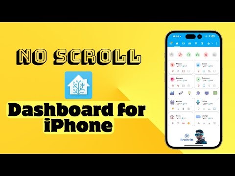 The most convenient Home Assistant Dashboard for an iPhone