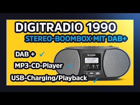 Short Review DIGITRADIO 1990 | Stereo-Boombox mit DAB+ | TechniSat
