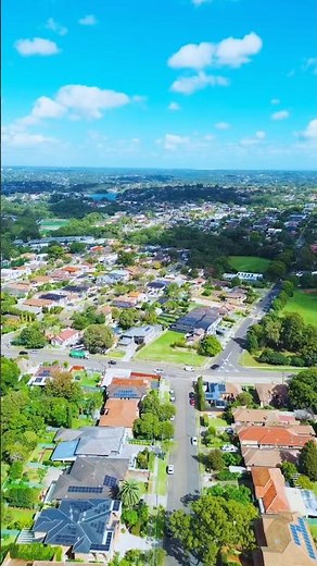 Sydney’s Hurstville Suburb from Above! 🌤️ #shorts #sydney