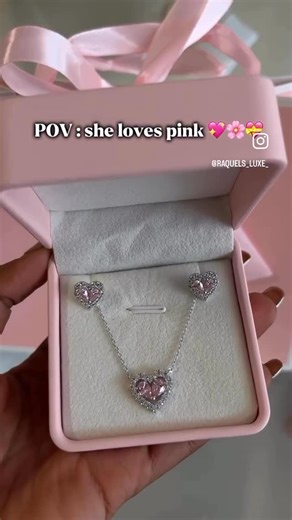 Statement jewelry on Instagram: "She literally just a girl ✨💗 💎premium S925 pure silver with Rhodium plating PRICE : 150k"