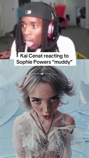 Kai Cenat reacting to Sophie Powers “muddy” #fyp #foryoupage #sophiepowers #powerpuff #viral