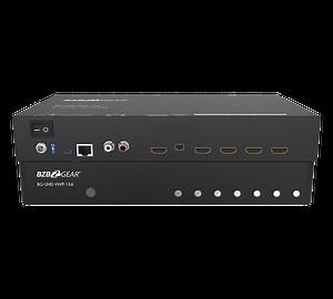 4K UHD HDMI/DisplayPort Video Wall Processor with Scaler/Audio for up to 4 TVs