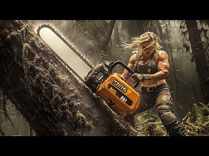 Stihl MS 881: World’s MOST POWERFUL Chainsaw in ACTION