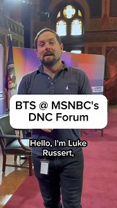 16K views · 242 reactions | MSNBC’s Luke Russert takes you behind the scenes of the MSNBC Live DNC Leadership Forum. Co-presented with Georgetown Politics. The forum featured candidates for DNC leadership positions, including the open DNC Chair role. The candidates shared their platforms and their visions for the future of the Democratic Party. The election is Saturday, February 1st. #MSNBC #DNC #Live | MS NOW | Facebook