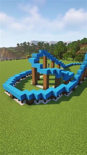 2.3K views · 39 reactions | Minecraft Roller Coaster For Build and No Music #Minecraft #minecraftbuilding #minecraftbuilds #min | Blockical | Facebook