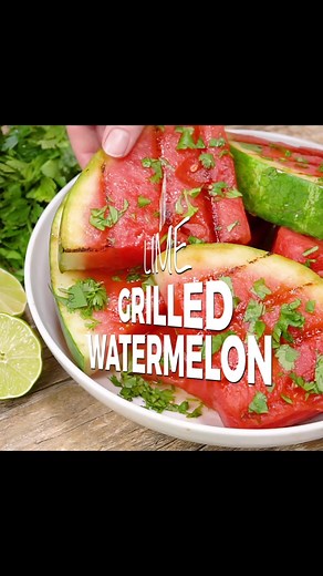 Turn your watermelon into something new and delicious with this recipe for Cilantro-Lime Grilled Watermelon. Take your summer grilling to a whole new level! ✅Recipe: https://thestayathomechef.com/cilantro-lime-grilled-watermelon/ | The Stay At Home Chef