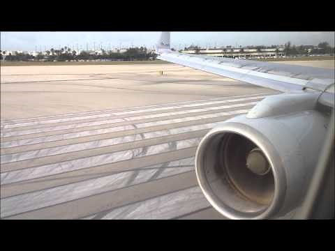 American Airlines 757 Takeoff from Miami HD