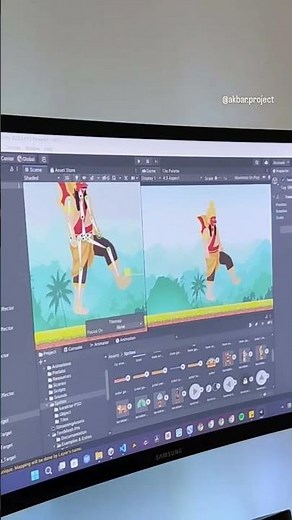 Unity 2D Rigging #unity #gamedev